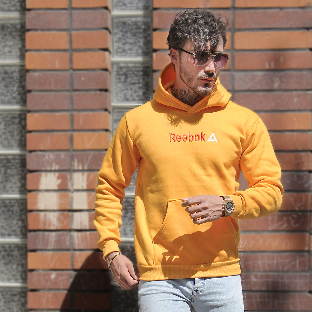 هودی مدل Reebok زرد